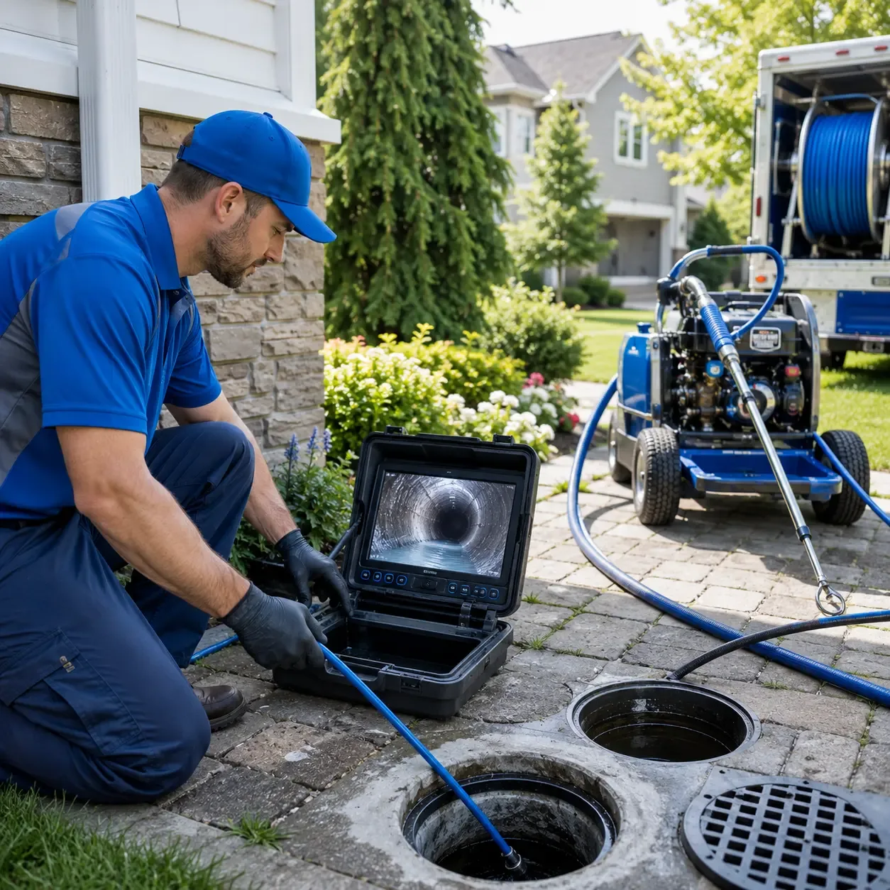 Outdoor drain cleaning professionals serving Harpersville, AL